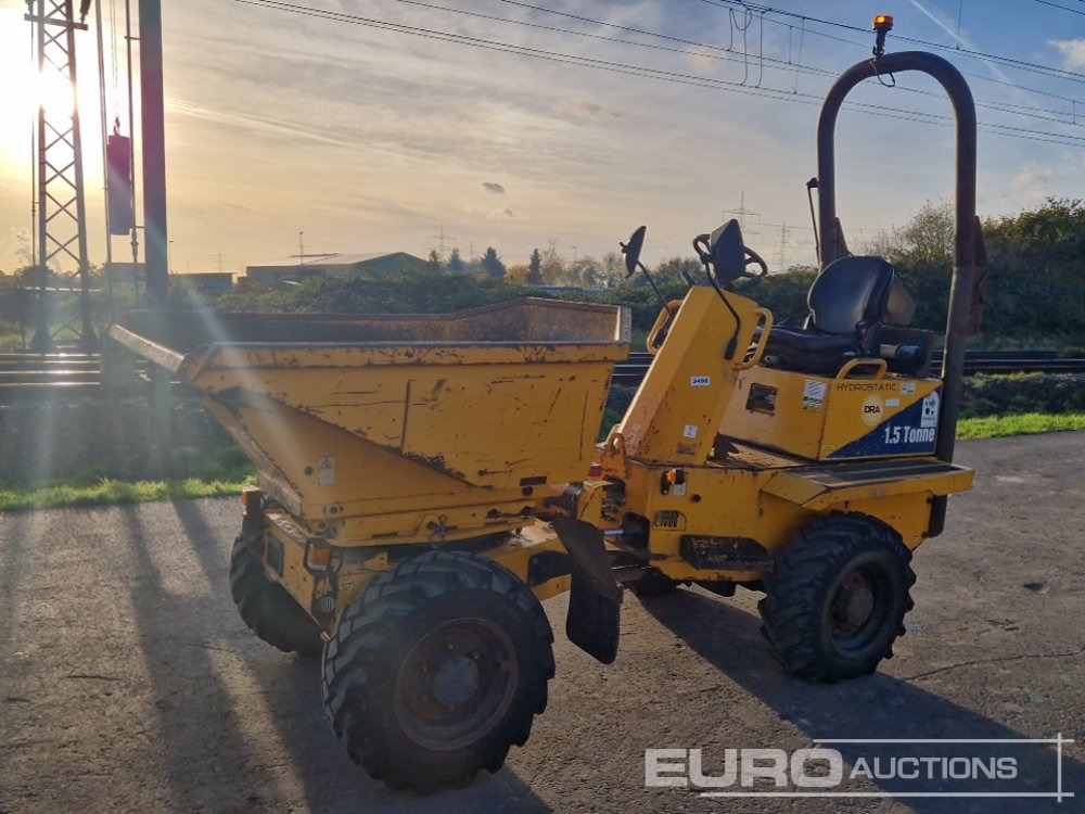 Thwaites 1.5 Ton High-Tip Swivel Skip Dumper, Roll Bar - Мини истоварувач: слика 1 Thwaites 1.5 Ton High-Tip Swivel Skip Dumper, Roll Bar - Мини истоварувач: слика 1