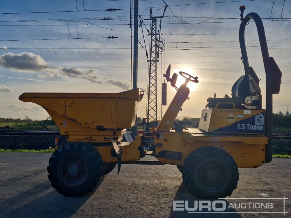 Thwaites 1.5 Ton High-Tip Swivel Skip Dumper, Roll Bar - Мини истоварувач: слика 3 Thwaites 1.5 Ton High-Tip Swivel Skip Dumper, Roll Bar - Мини истоварувач: слика 3