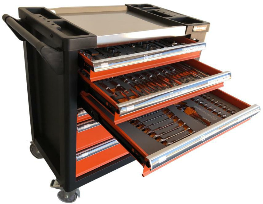 Unused Hüttenberg Tool Trolley, 6 Drawers with Tools - Опрема за работилница: слика 4 Unused Hüttenberg Tool Trolley, 6 Drawers with Tools - Опрема за работилница: слика 4