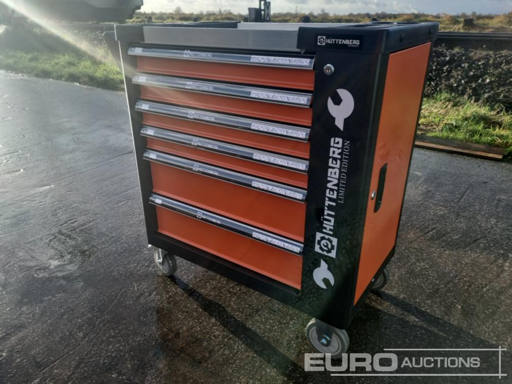 Unused Hüttenberg Tool Trolley, 6 Drawers with Tools - Опрема за работилница: слика 2 Unused Hüttenberg Tool Trolley, 6 Drawers with Tools - Опрема за работилница: слика 2