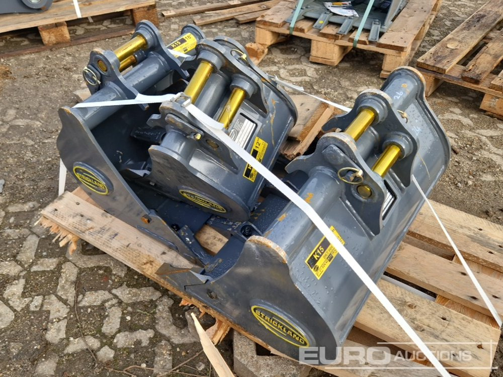 Unused Strickland 24", 18", 12" Bucket Set to suit Kubota KX15 (3 of) - Корпа: слика 2 Unused Strickland 24", 18", 12" Bucket Set to suit Kubota KX15 (3 of) - Корпа: слика 2