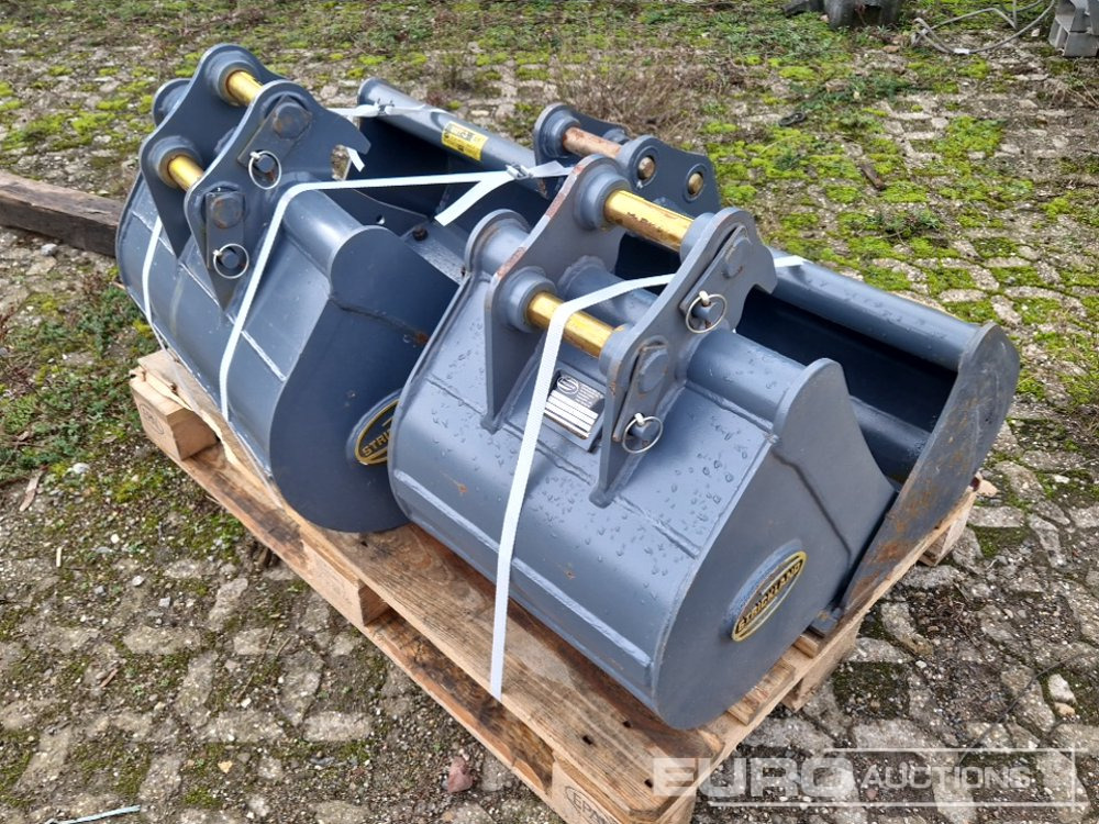 Unused Strickland 48", 24", 18" Bucket Set to suit Kubota U27 (3 of) - Корпа: слика 1 Unused Strickland 48", 24", 18" Bucket Set to suit Kubota U27 (3 of) - Корпа: слика 1