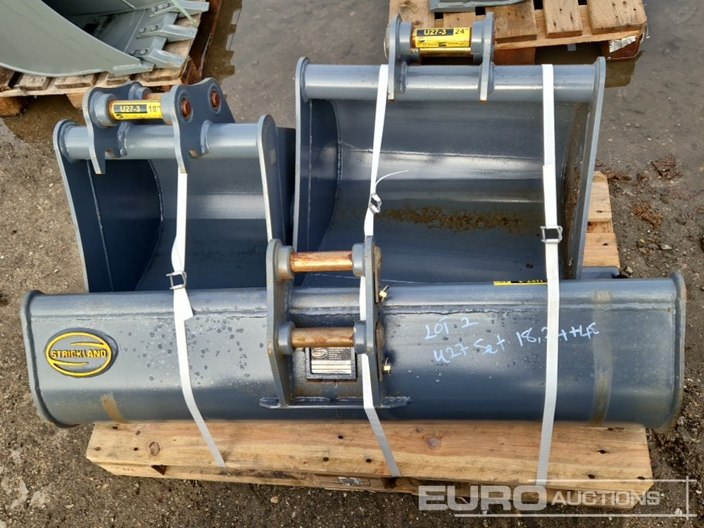 Unused Strickland 48", 24", 18" Bucket Set to suit Kubota U27 (3 of) - Корпа: слика 5 Unused Strickland 48", 24", 18" Bucket Set to suit Kubota U27 (3 of) - Корпа: слика 5