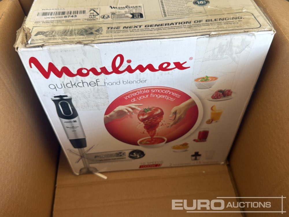Градежна опрема Pallet of Toaster (2 of), Steam Iron, Aluminium Express Coffee Maker, Milk Frother, Mini Doorbell , Hand Blender: слика 10