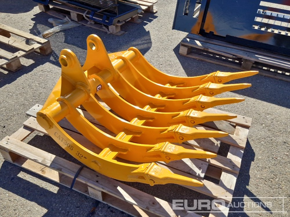 Unused 2025 Captok 32" Rake With Teeth to suit CAT 305 Excavator / Rastrillo para Excavadora CAT 305 - Корпа: слика 1 Unused 2025 Captok 32" Rake With Teeth to suit CAT 305 Excavator / Rastrillo para Excavadora CAT 305 - Корпа: слика 1