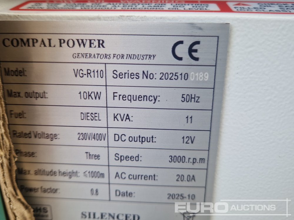 Генераторска поставка Unused Compal Power VG-R110: слика 10 Генераторска поставка Unused Compal Power VG-R110: слика 10