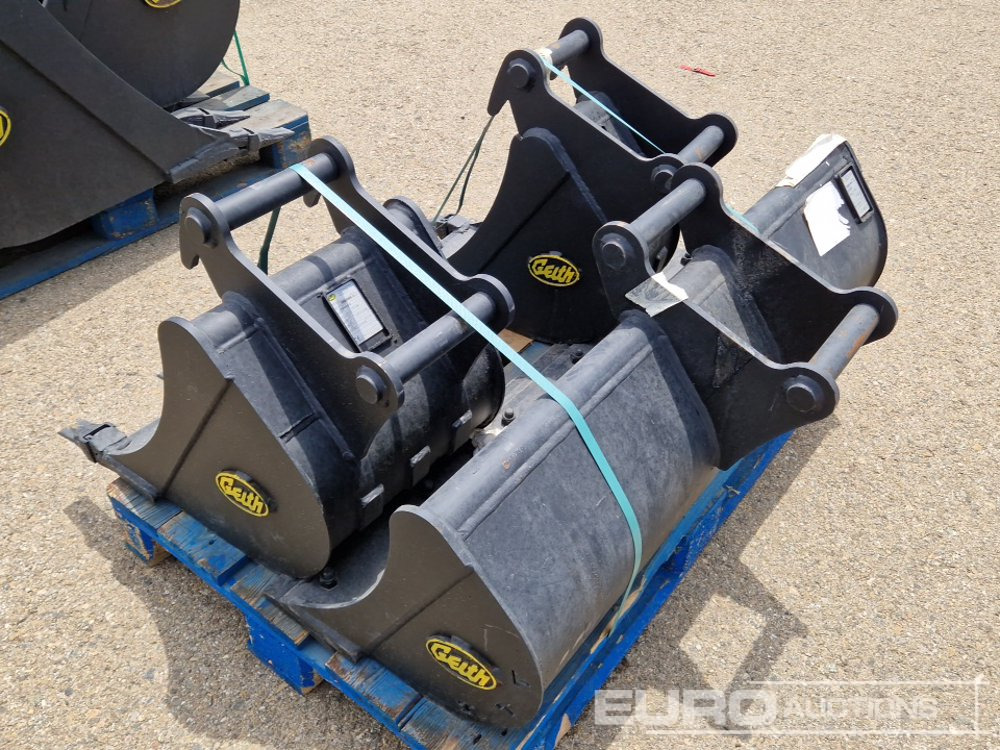 Unused Geith G03R-1200 48" Ditching Bucket, H03-0300 12" Digging Bucket, H03-450 18" Digging Bucket 40mm Pin to suit Mini Excavator / Conjunto Cazos - Корпа: слика 2 Unused Geith G03R-1200 48" Ditching Bucket, H03-0300 12" Digging Bucket, H03-450 18" Digging Bucket 40mm Pin to suit Mini Excavator / Conjunto Cazos - Корпа: слика 2