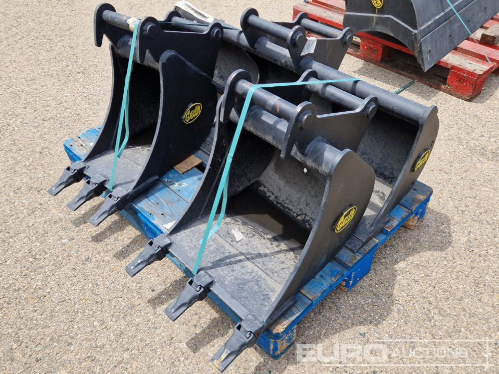 Unused Geith G03R-1200 48" Ditching Bucket, H03-0300 12" Digging Bucket, H03-450 18" Digging Bucket 40mm Pin to suit Mini Excavator / Conjunto Cazos - Корпа: слика 3 Unused Geith G03R-1200 48" Ditching Bucket, H03-0300 12" Digging Bucket, H03-450 18" Digging Bucket 40mm Pin to suit Mini Excavator / Conjunto Cazos - Корпа: слика 3