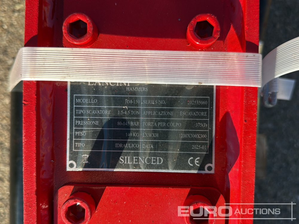Unused Lancini HM-150 - Хидрауличен чекан: слика 5 Unused Lancini HM-150 - Хидрауличен чекан: слика 5