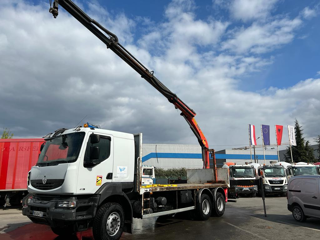 Camion grue Renault 410 AL-454-TS - Камион со платформа, Камион со кран: слика 2 Camion grue Renault 410 AL-454-TS - Камион со платформа, Камион со кран: слика 2