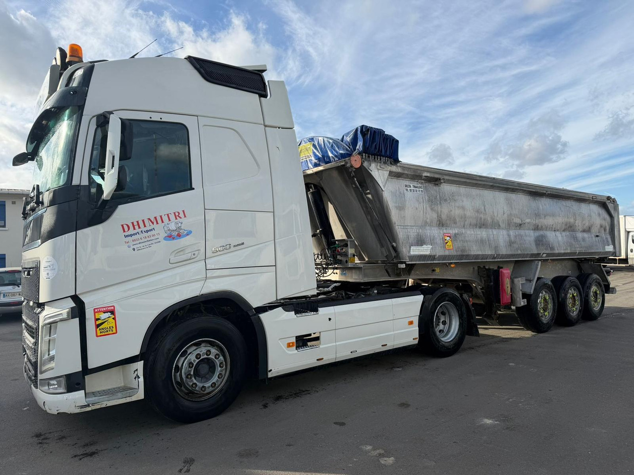 Ensemble tracteur + semi benne arrière DL-666-MB - Камион влекач, Кипер полуприколка: слика 2 Ensemble tracteur + semi benne arrière DL-666-MB - Камион влекач, Кипер полуприколка: слика 2