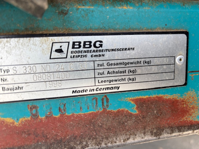 Amazone BBG S 330 Plus - Распрскувач: слика 2 Amazone BBG S 330 Plus - Распрскувач: слика 2