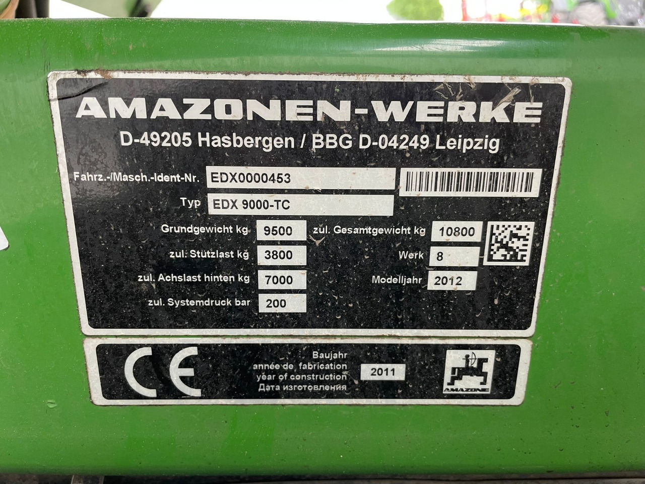 Amazone EDX 9000-TC - Семенска дупчалка: слика 2 Amazone EDX 9000-TC - Семенска дупчалка: слика 2