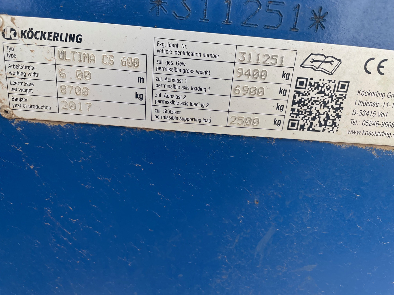Köckerling Ultima CS 600 - Семенска дупчалка: слика 2 Köckerling Ultima CS 600 - Семенска дупчалка: слика 2