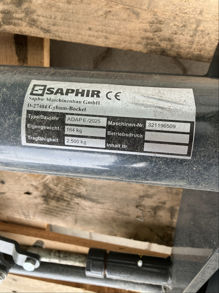 Saphir Adapterrahmen Bobcat schmal / - Преден утоварувач за трактор: слика 2 Saphir Adapterrahmen Bobcat schmal / - Преден утоварувач за трактор: слика 2