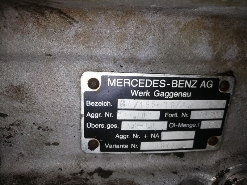 Mercedes-Benz G4-155 - Менувач за Камион: слика 2 Mercedes-Benz G4-155 - Менувач за Камион: слика 2