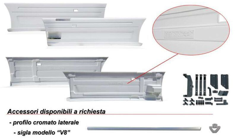 Scania R Serie Sideskirts / Fairings E3 E4 E5 E6 - Аеродинамика/ Спојлер за Камион: слика 3 Scania R Serie Sideskirts / Fairings E3 E4 E5 E6 - Аеродинамика/ Спојлер за Камион: слика 3