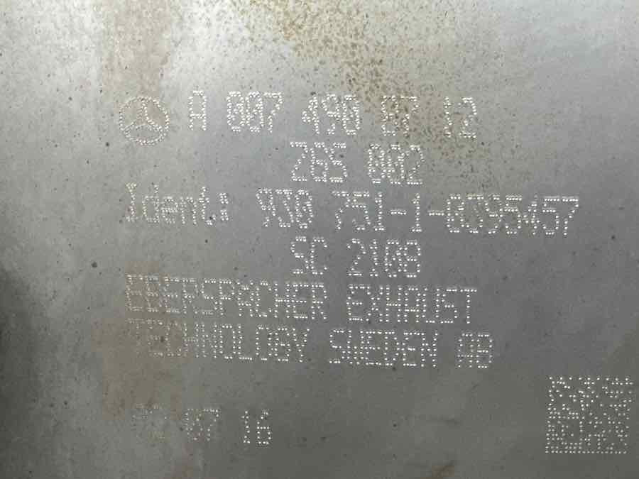 MERCEDES EXHAUST A0074908712 - Издувен систем за Камион: слика 3 MERCEDES EXHAUST A0074908712 - Издувен систем за Камион: слика 3