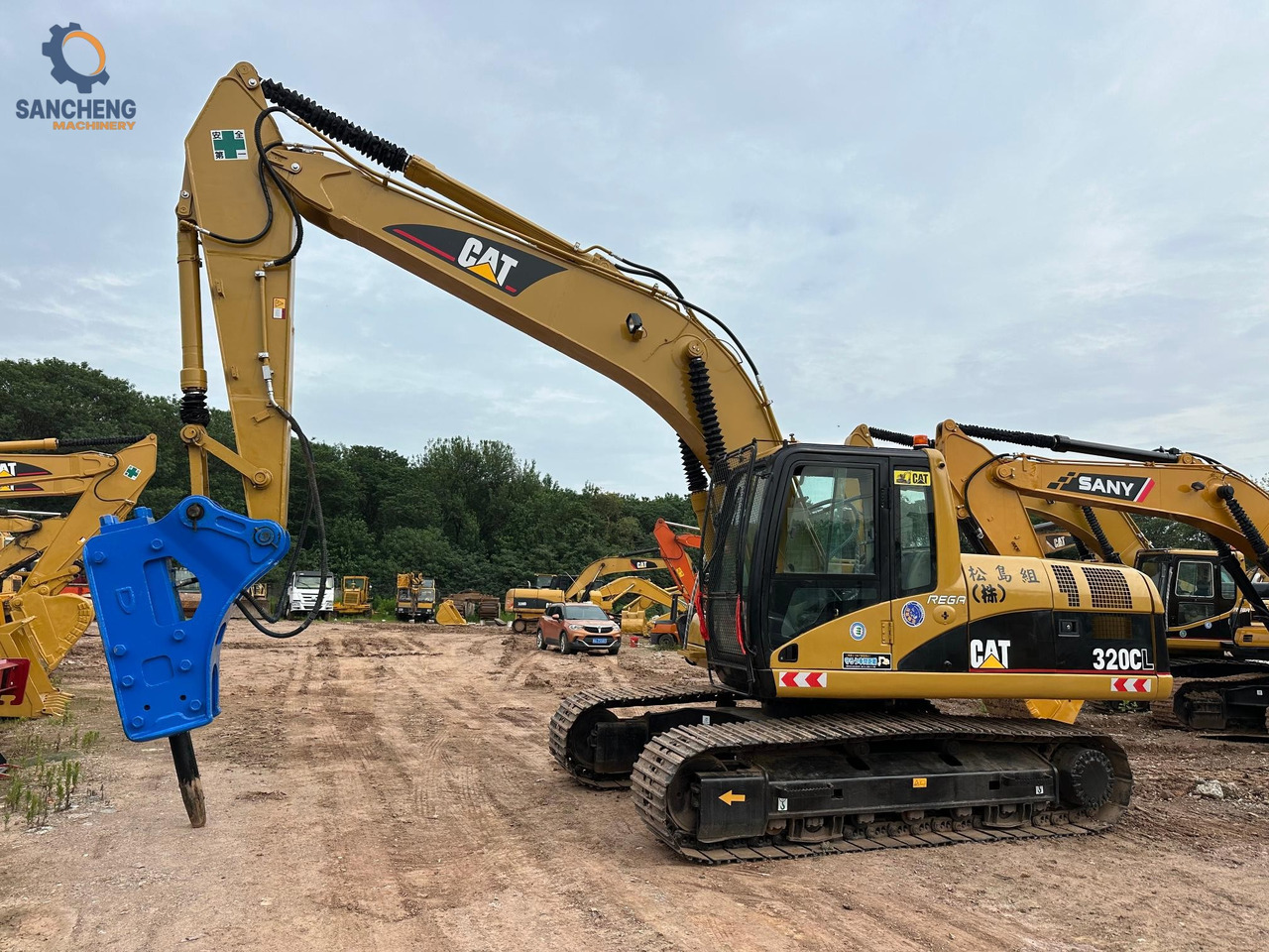 Багер гасеничар CAT 320CL with hammer: слика 8