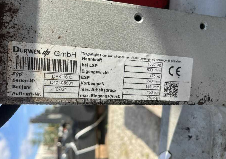 Durwen DPK16C - Вилушка: слика 5 Durwen DPK16C - Вилушка: слика 5