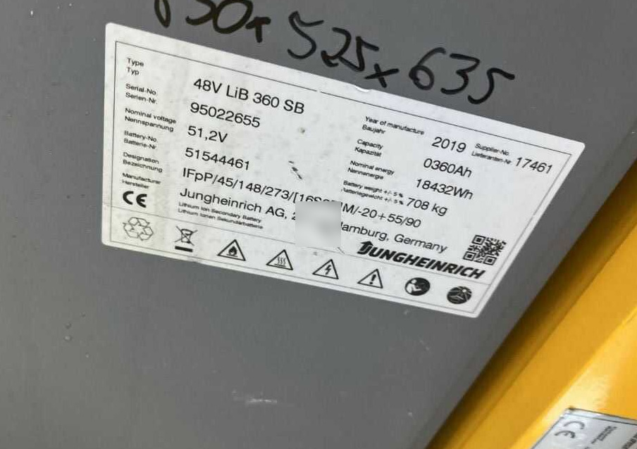 Jungheinrich EFG215 - Електричен вилушкар: слика 5 Jungheinrich EFG215 - Електричен вилушкар: слика 5