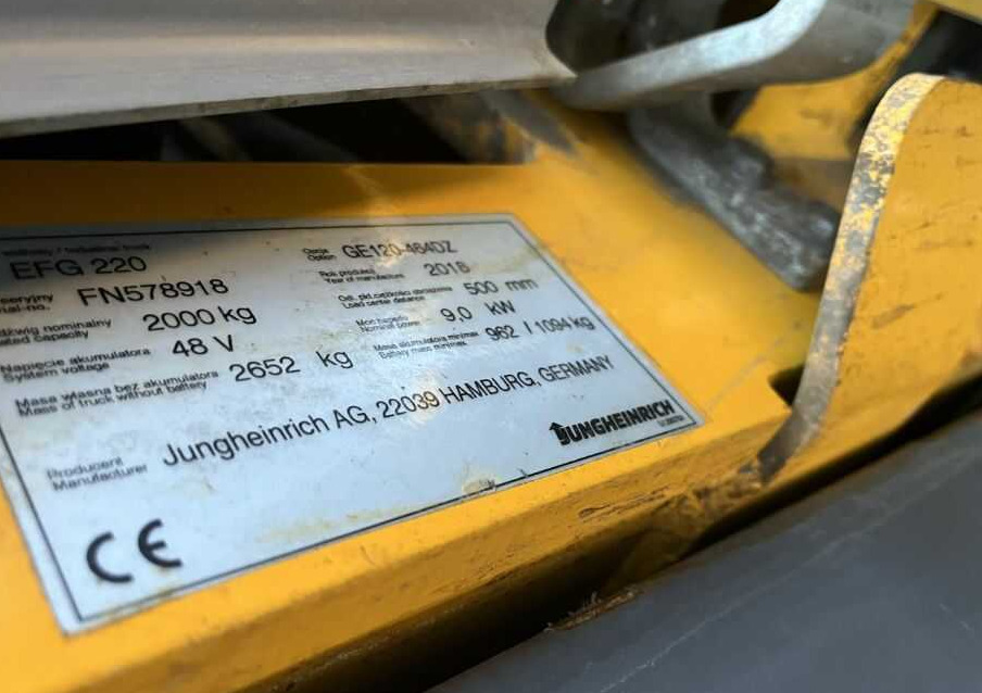 Jungheinrich EFG220 - Електричен вилушкар: слика 4 Jungheinrich EFG220 - Електричен вилушкар: слика 4