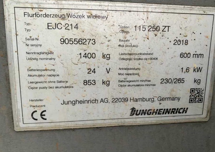 Jungheinrich EJC214 - Сложувач: слика 4 Jungheinrich EJC214 - Сложувач: слика 4