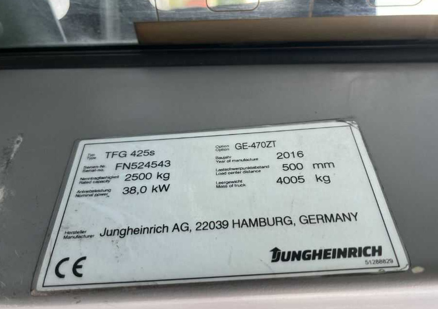 Jungheinrich TFG425s - Плински вилушкар: слика 4 Jungheinrich TFG425s - Плински вилушкар: слика 4