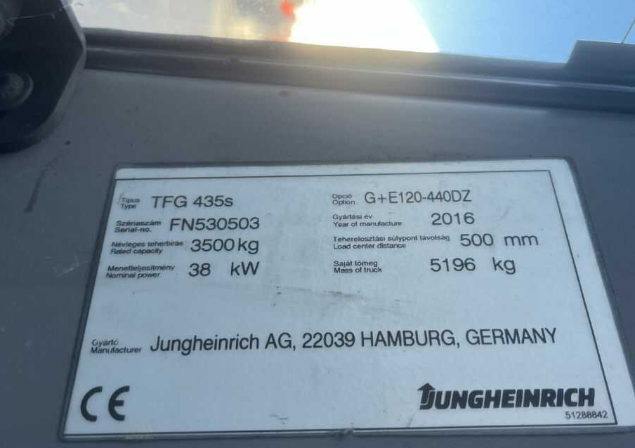 Jungheinrich TFG435s - Плински вилушкар: слика 4 Jungheinrich TFG435s - Плински вилушкар: слика 4
