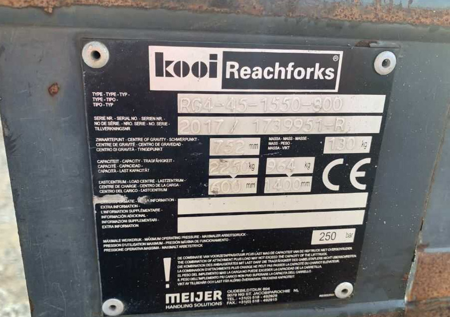 Kooi RG4-45-1550 - Брана за Опрема за ракување со материјали: слика 2 Kooi RG4-45-1550 - Брана за Опрема за ракување со материјали: слика 2