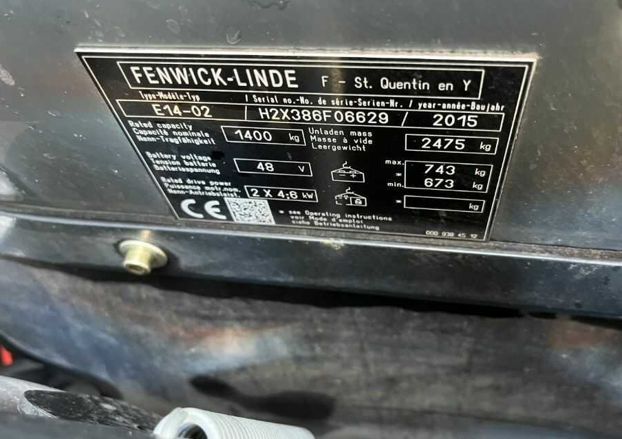 Linde E14-02 - Електричен вилушкар: слика 4 Linde E14-02 - Електричен вилушкар: слика 4