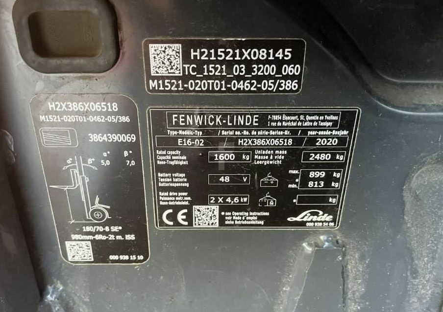 Linde E16-02 - Електричен вилушкар: слика 4 Linde E16-02 - Електричен вилушкар: слика 4