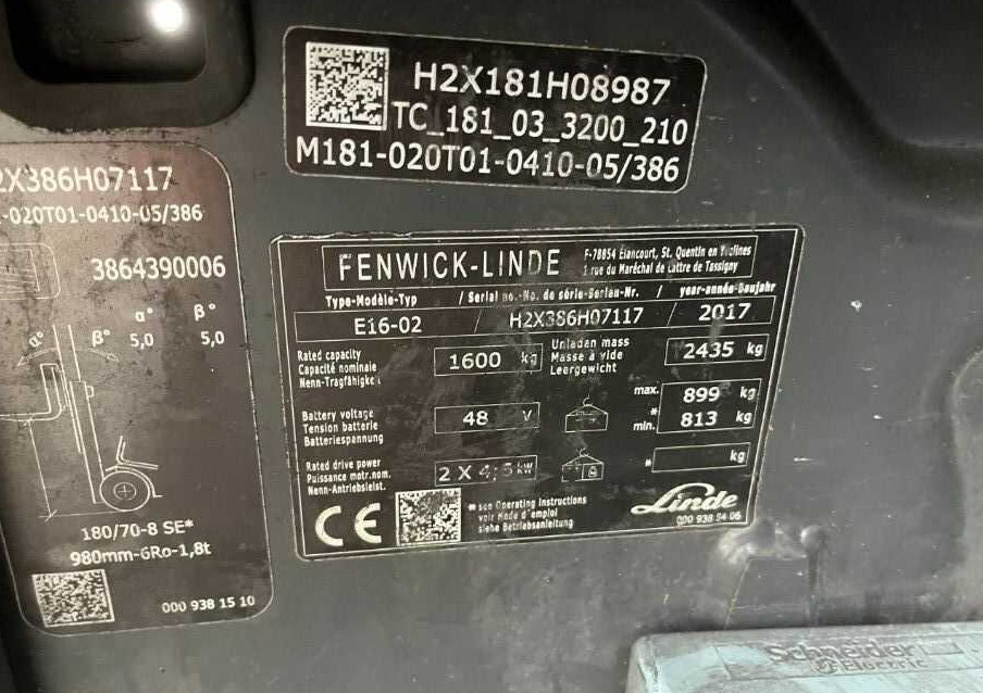 Linde E16-02 - Електричен вилушкар: слика 4 Linde E16-02 - Електричен вилушкар: слика 4