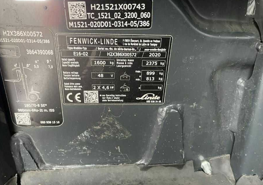 Linde E16-02 - Електричен вилушкар: слика 4 Linde E16-02 - Електричен вилушкар: слика 4