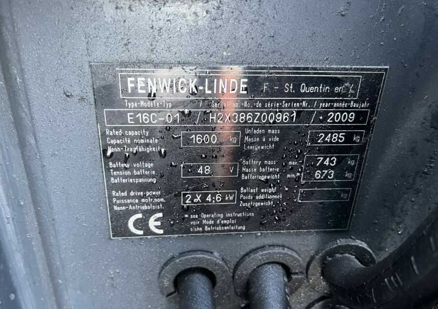 Linde E16C-01 - Електричен вилушкар: слика 4 Linde E16C-01 - Електричен вилушкар: слика 4