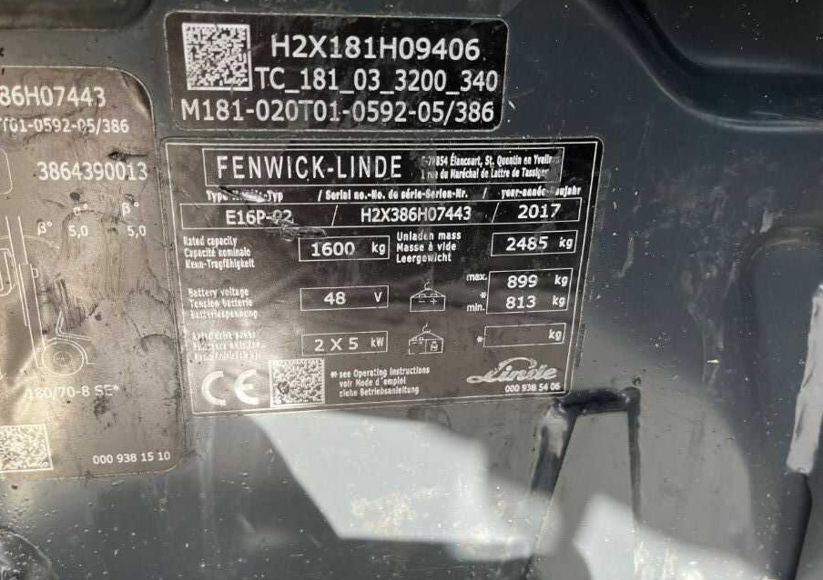 Linde E16P-02 - Електричен вилушкар: слика 4 Linde E16P-02 - Електричен вилушкар: слика 4