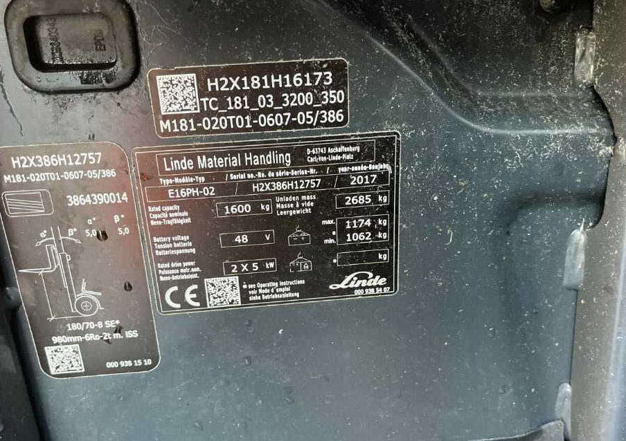 Linde E16PH-02 - Електричен вилушкар: слика 4 Linde E16PH-02 - Електричен вилушкар: слика 4