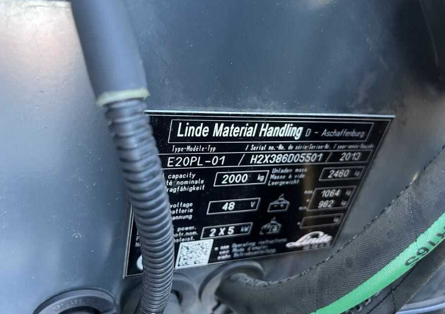 Linde E20PL-01 - Електричен вилушкар: слика 4 Linde E20PL-01 - Електричен вилушкар: слика 4