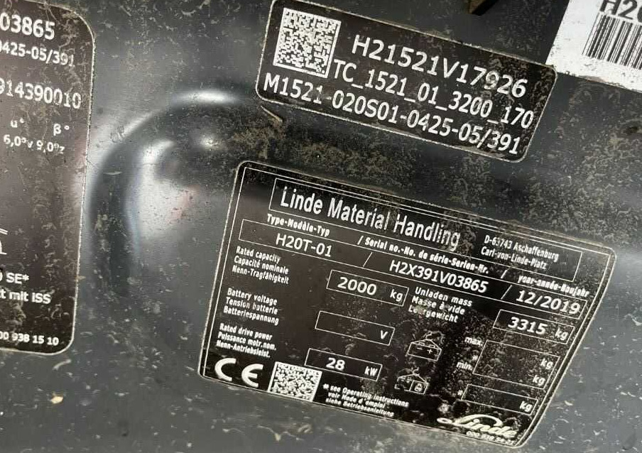 Linde H20T-01 - Плински вилушкар: слика 4 Linde H20T-01 - Плински вилушкар: слика 4