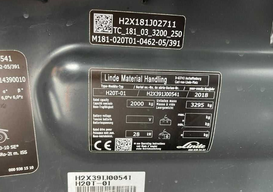 Linde H20T-01 - Плински вилушкар: слика 4 Linde H20T-01 - Плински вилушкар: слика 4