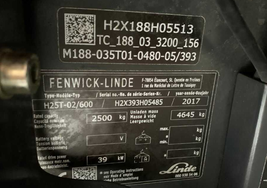 Linde H25T-02/600 - Плински вилушкар: слика 3 Linde H25T-02/600 - Плински вилушкар: слика 3