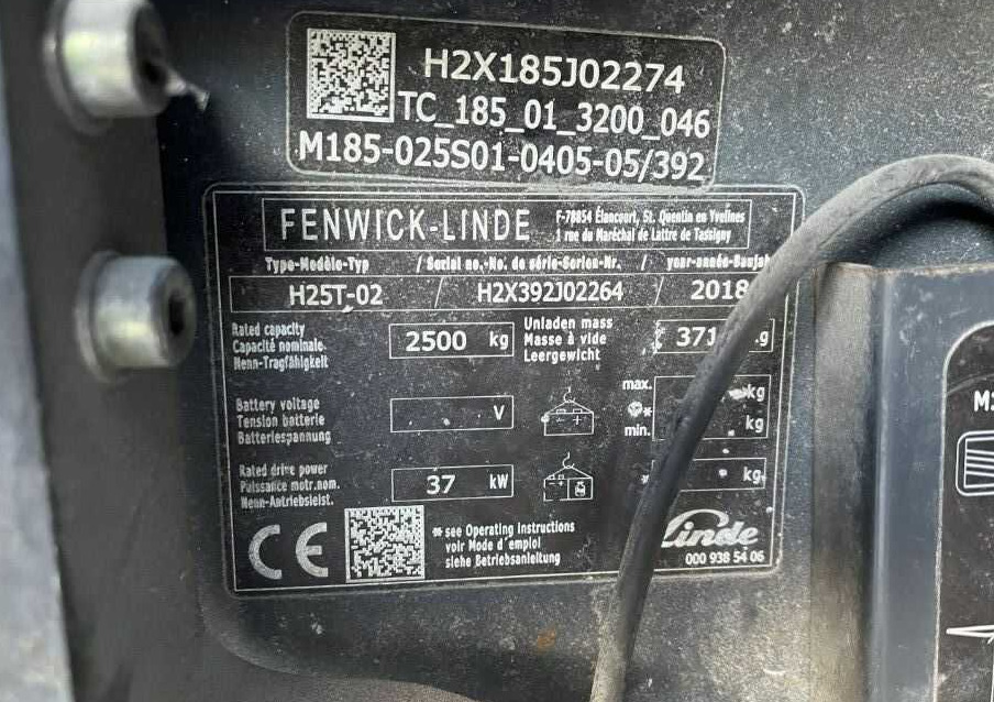 Linde H25T-02 - Плински вилушкар: слика 4 Linde H25T-02 - Плински вилушкар: слика 4