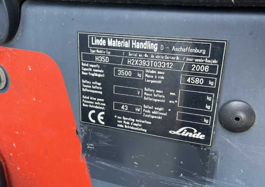 Linde H35D - Дизел вилушкар: слика 4 Linde H35D - Дизел вилушкар: слика 4