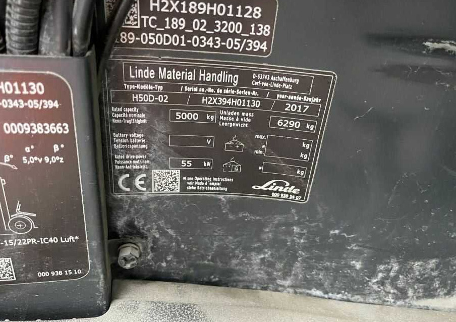 Linde H50D-01 - Дизел вилушкар: слика 4 Linde H50D-01 - Дизел вилушкар: слика 4
