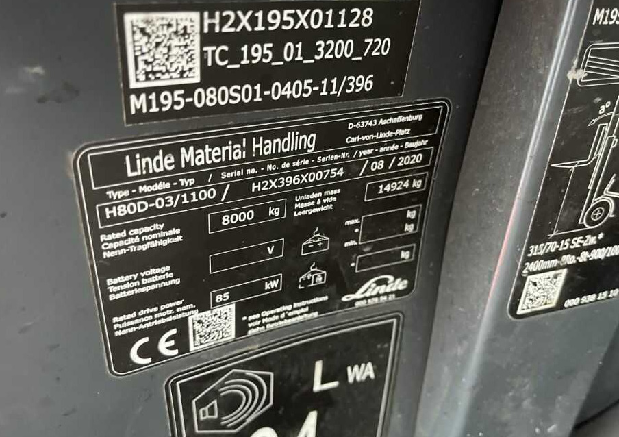 Linde H80D-03/1100 - Дизел вилушкар: слика 4 Linde H80D-03/1100 - Дизел вилушкар: слика 4