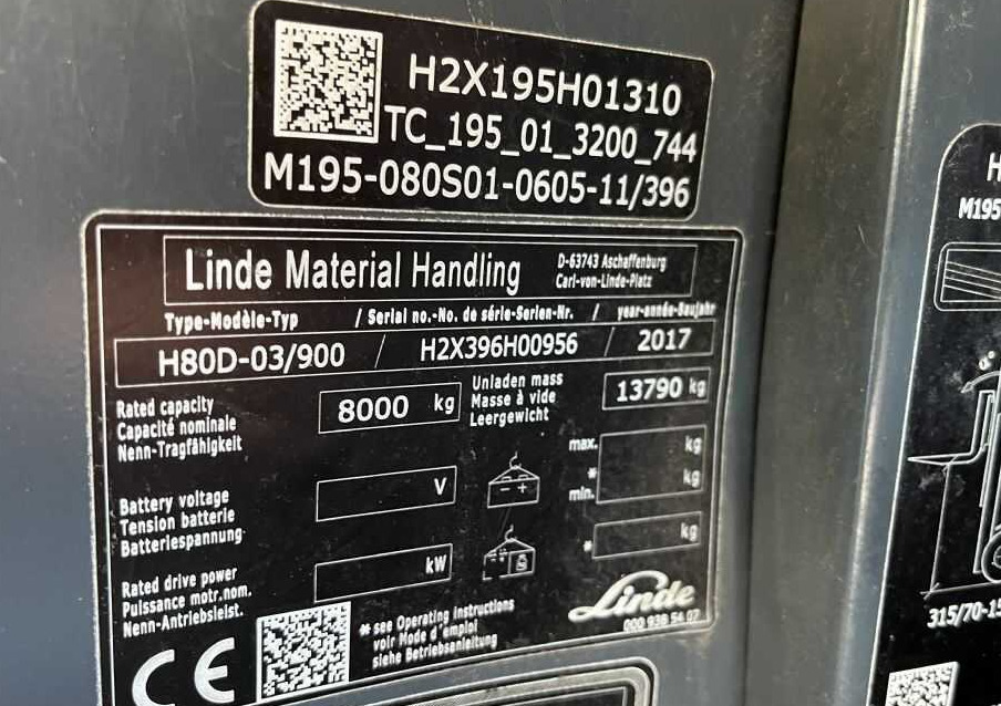 Linde H80D-03/900 - Дизел вилушкар: слика 5 Linde H80D-03/900 - Дизел вилушкар: слика 5