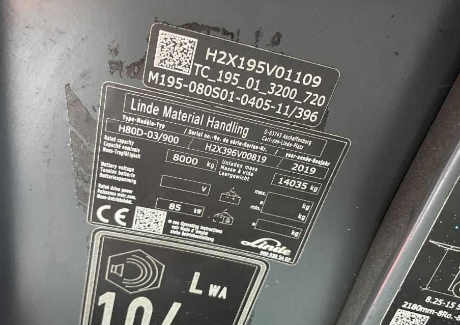 Linde H80D-03/900 - Дизел вилушкар: слика 4 Linde H80D-03/900 - Дизел вилушкар: слика 4