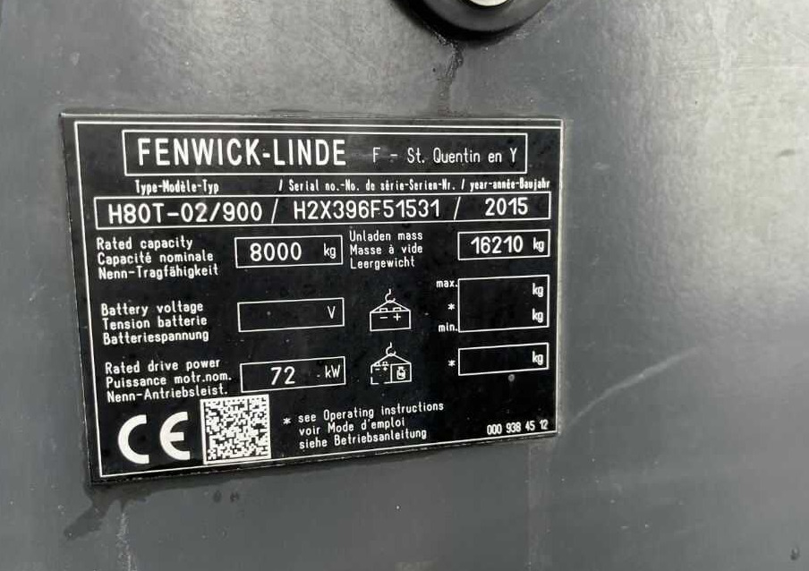 Linde H80T-02/900 - Плински вилушкар: слика 4 Linde H80T-02/900 - Плински вилушкар: слика 4