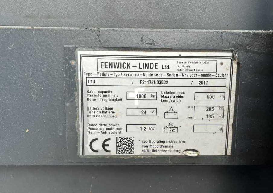 Linde L10 - Сложувач: слика 4 Linde L10 - Сложувач: слика 4
