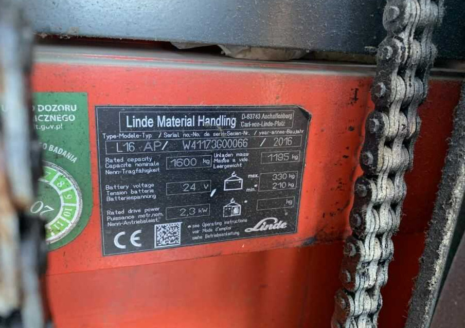 Сложувач Linde L16AP: слика 7
